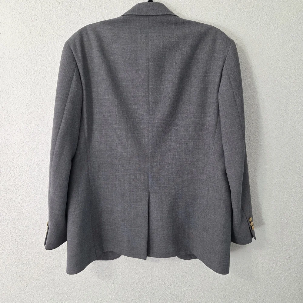 Palm Beach Men’s 42S Gray Blazer – 2 Button Classic Fit – Single Vent – Made in - Picture 2 of 12